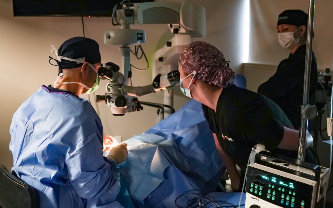 Cataract surgery performed at COVE