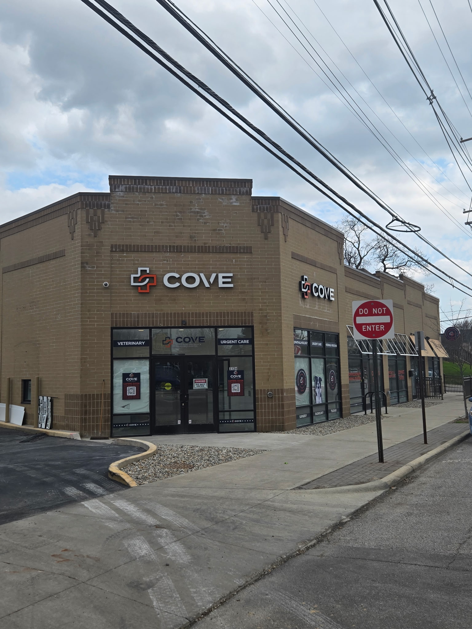 COVE Pet Care's Clintonville location under construction nearing completion on N High St in Columbus Ohio