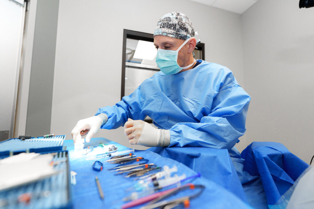 veterinary ophthalmology instruments setup surgery Clintonville Columbus