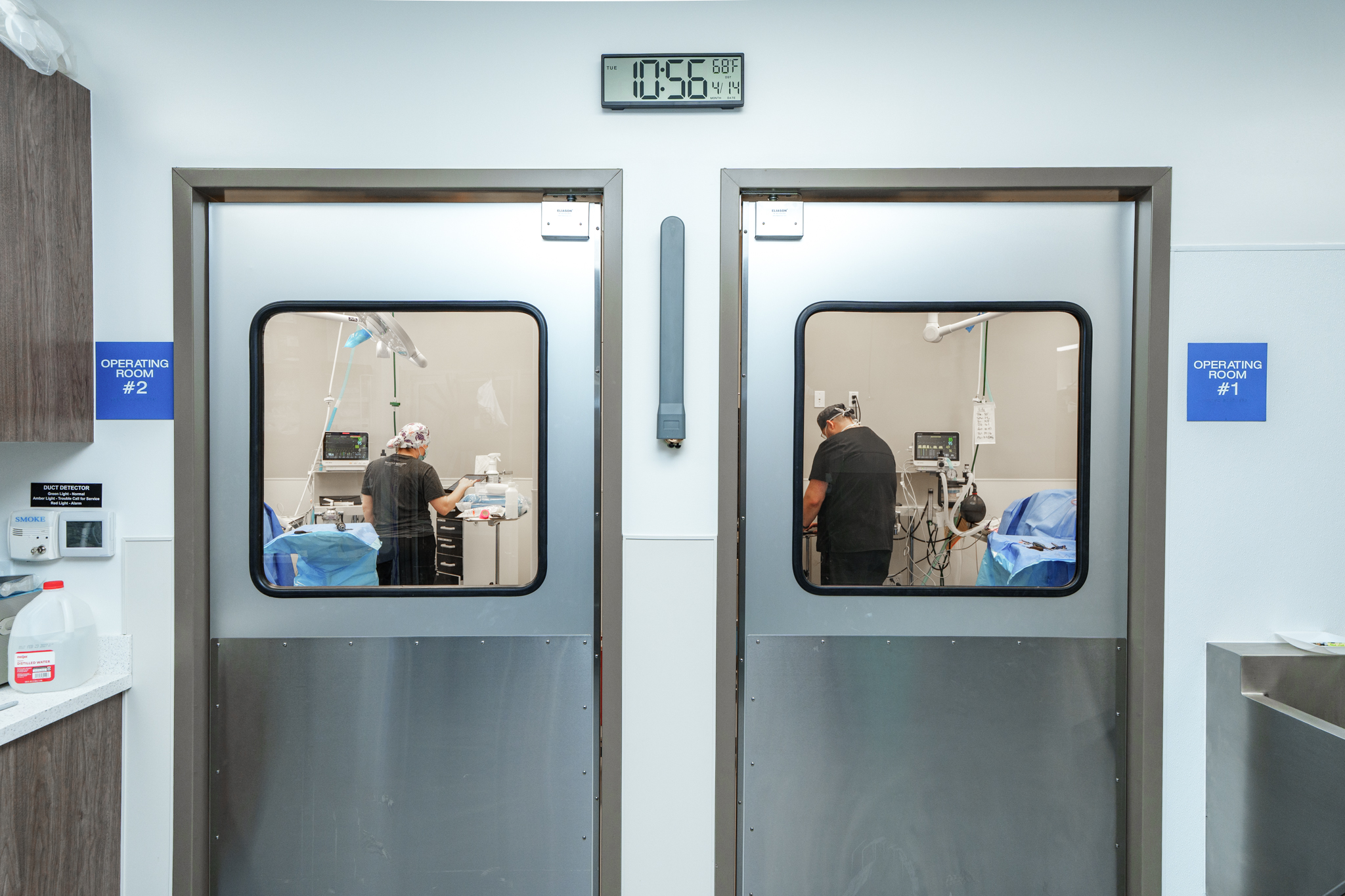 Operating rooms at COVE Pet Care’s Clintonville hospital